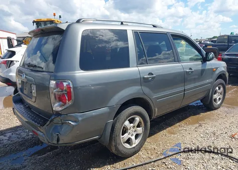 2008 Honda Pilot Ex-L from USA, damaged, VIN 5FNYF28528B019210